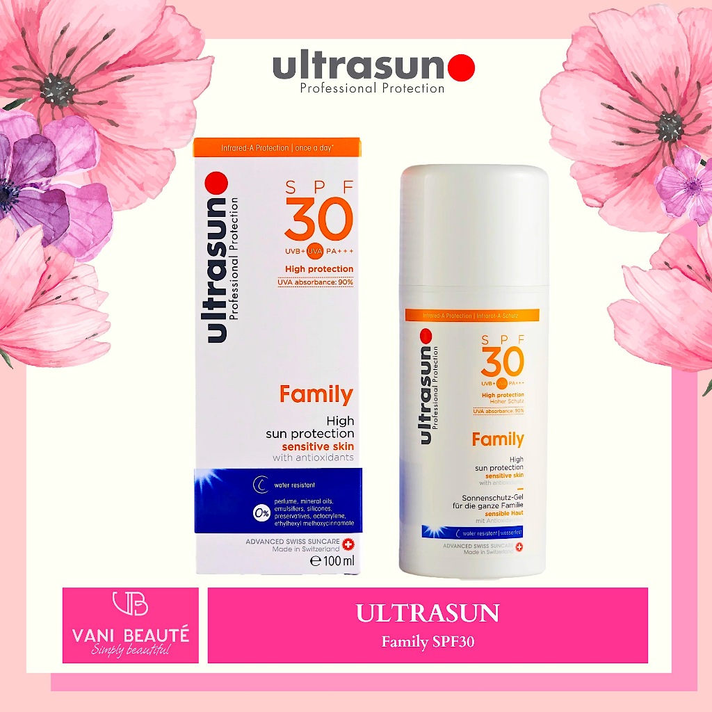 Bản UK - Kem Chống Nắng mặt và cơ thể Ultrasun Cam Family SPF30