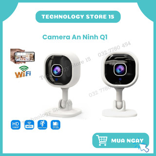 Camera An Ninh Kết Nối Wifi Q1, 2.0 Megapixel 360Độ, Chất Lượng 1080P, Tầm Nhìn Ban Đêm Hai Chiều, BH 12 Tháng.