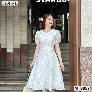 Đầm hoa thiết kế tay phồng tùng xoè BEMINE MT8857