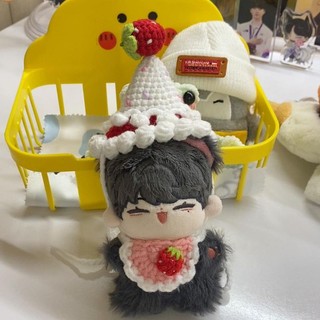 Mũ dâu cho doll 10/15/20cm(outfit cho doll 10cm/15cm/20cm)