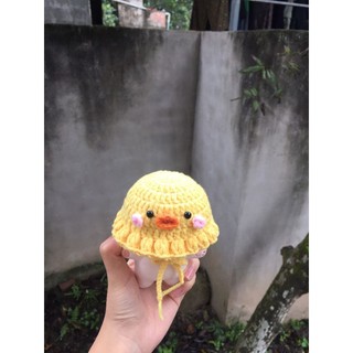 mũ vịt vàng cho doll 10cm(outfit for doll 10cm)