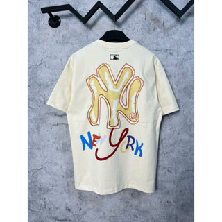   Ảnh Thật  Áo thun N.Y form rộng vải cotton dày lạnh in dtg - Streetwears SG 