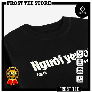 Áo Thun Tay Lỡ Nam Nữ Cotton Unisex , Áo Phông Cổ Tròn Hài Hước  Form Rộng Basic Oversize 2024 - Người Yêu Cũ