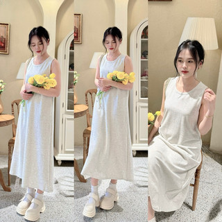 đầm thun gân suông balo