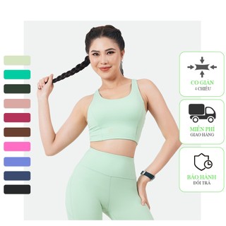 Áo Bra Tập Gym Yoga Nữ ICADO AT10, Áo Ngực Thể Thao, Có Nâng Đỡ, Mềm Mại, Thoáng Mát