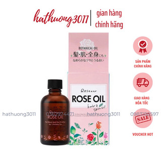Botanical Rose Oil Nhật Bản dầu dưỡng cho tóc và body 60ml