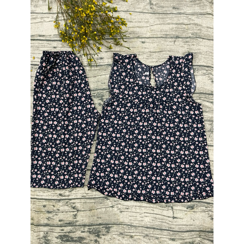 Bộ lững tôn quần 2 túi xẻ(size to 60-80kí)