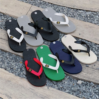 Dép Kẹp Nam Xỏ Ngón Tông Lào Thái Lan Logo HD Đế Bệt Cao Su Đi Biển Thời Trang - HD1