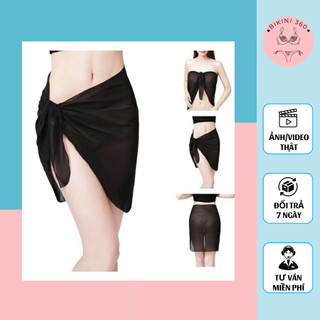 Khăn voan quấn bikini đi biển, khăn choàng che bikini siêu hot, khăn mỏng mịn sexy mặc kèm bikini