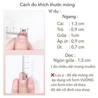 Nailbox thiết kế thủ công màu sơn thạch trơn ( ib chọn màu )