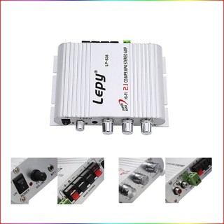 Amply Mini 12V Lepy Hi-Fi 2.1 Lp-838 Có Cổng Subwoofer