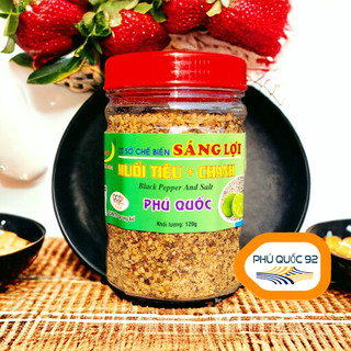 Muối tiêu chanh phú quốc - hủ 120g