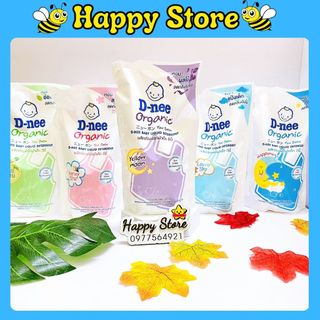 3 Túi Nước giặt xả quần áo Dnee túi 550ml cho em bé trẻ sơ sinh newborn nội địa thái lan chính hãng an toàn cho bé
