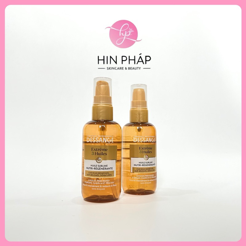 Tinh dầu dưỡng tóc Dessange Extreme 3 Huile bản Pháp 100ml