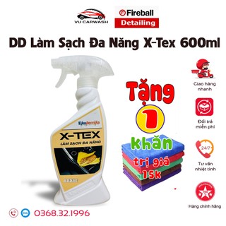 Dung dịch vệ sinh nội thất - làm sạch đa năng X-TEX Ekokemika 600ml