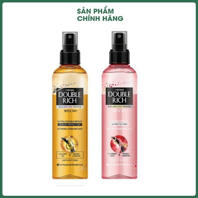 Xịt dưỡng tóc Double Rich 120ml