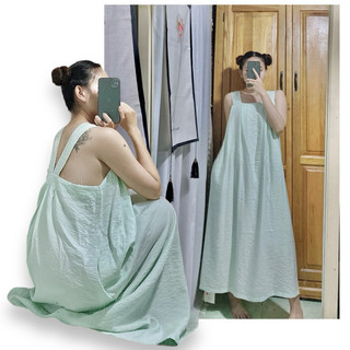 Đầm suông linen dáng rộng ( Quận tân Phú, hoả tốc hcm )