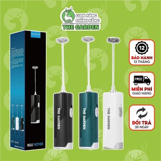 Máy tạo bọt cafe, máy đánh trứng mini cầm tay THE GARDEN nhỏ gọn tốc độ 1400 vòng/phút