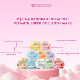 Mặt Nạ BANOBAGI Dưỡng Ẩm Trắng Da Stem Cell Vitamin Super Collagen Mask