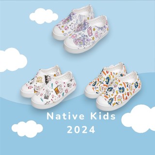 Giày nhựa Native 2024 cho bé, đi mùa hè, đi biển - Chất liệu EVA mềm nhẹ êm ( Tặng kèm 4jbz ngộ nghĩnh)