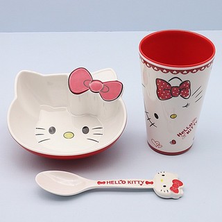 🌸COMBO CHÉN DĨA LÒNG SÂU KITTY KIỂU DÁNG 3D MẪU MỚI