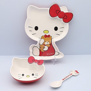 🌸COMBO CHÉN DĨA LÒNG SÂU KITTY KIỂU DÁNG 3D MẪU MỚI