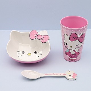 🌸COMBO CHÉN DĨA LÒNG SÂU KITTY KIỂU DÁNG 3D MẪU MỚI