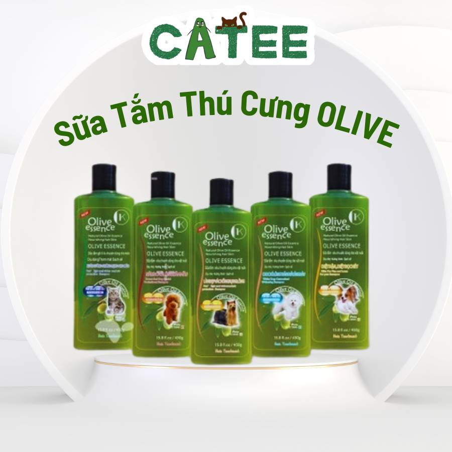 Sữa Tắm Dành Cho Chó Mèo Olive Essence 450ML