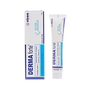 Gel mờ thâm, giảm mụn Derma Forte (Tuýp 15g)