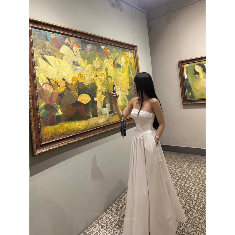 Đầm Maxi Óng Sang Chảnh, Đầm Óng Dáng Dài