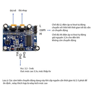 Module Cảm Biến Chuyển Động PIR HC-SR501