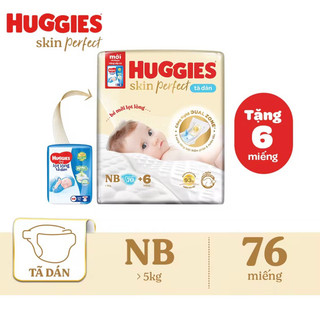 Tã dán sơ sinh Huggies NB70 tặng 6