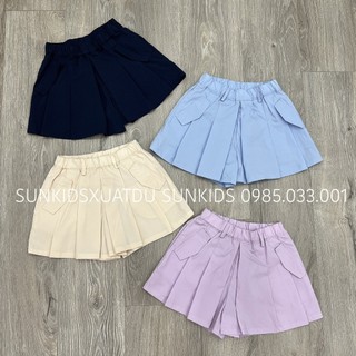 Quần Váy bé gái xuất Hàn xếp ly