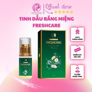 Tinh dầu răng miệng freshcare giúp làm sạch răng miệng, khử mùi hôi, hơi thở thơm mát lọ 15ml