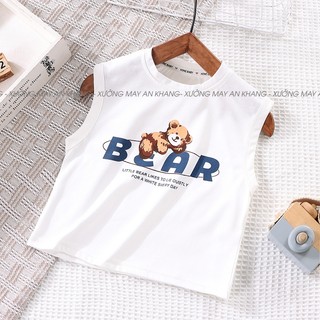 ÁO BA LỖ TRẺ EM CHẤT COTTON BEAR BL7
