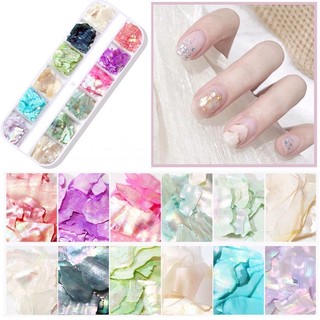Khay trang trí móng, nhũ bướm trang trí ngẫu nhiên - khay 12 ô