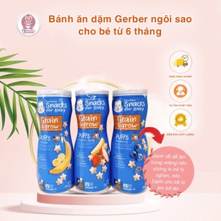 Bánh ăn dặm Gerber cao 42g đủ vị date 2024