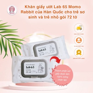 COMBO 1 thùng 10 bịch khăn ướt momorabit 72 tờ
