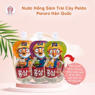 Nước hồng sâm trái cây pororo date 2025