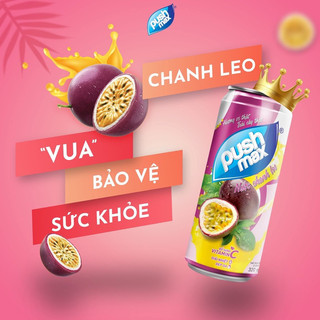 Lốc 6 lon chanh leo Pushmax(Đại Việt)6*330ml