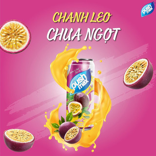 Lốc 6 lon chanh leo Pushmax(Đại Việt)6*330ml