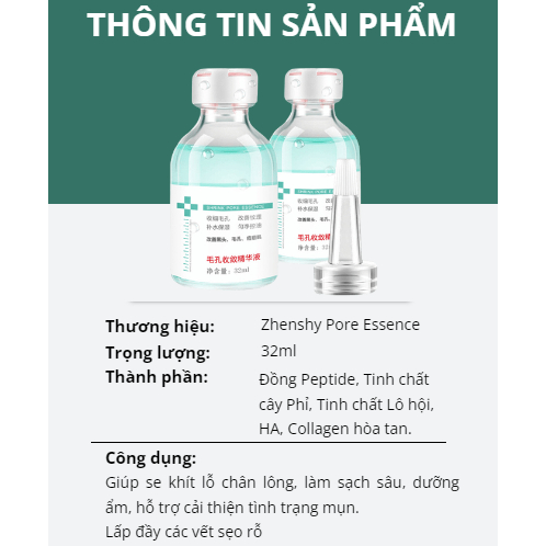 Serum Tế Bào Gốc PEPTIDE - Tinh Chất PEPTIDE Dưỡng Trắng Da, Trẻ Hóa Da, Lắp Đầy Vết Sẹo Rỗ Da Mịn Màng