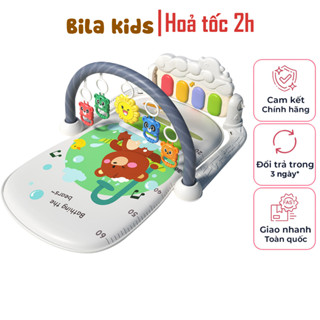 thảm nhạc cho bé sơ sinh nằm chơi BILA KIDS có nhiều chế độ âm thanh kích thích thị giác, thính giác, đồ chơi