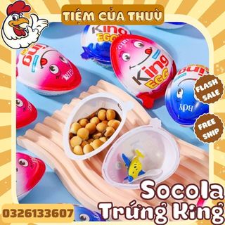 Trứng kingegg socola kèm đồ chơi bé trai / gái, socola trứng kinder 20g / socola trứng khủng long mini