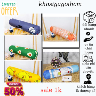 Thanh lý vỏ gối ôm cotton poly- 35cmx100cm, chọn mẫu ngẫu nhiên-khosigagoihcm