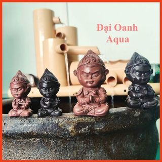 Tượng tôn ngộ không trang trí bể cá, decor