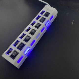 Hub USB 2.0 tốc độ cao, Cổng chia USB, Green keycap.