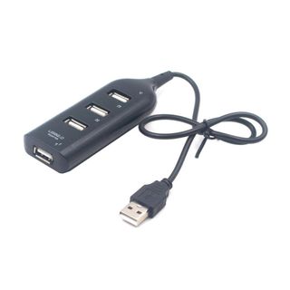Hub USB 2.0 tốc độ cao, Cổng chia USB, Green keycap.