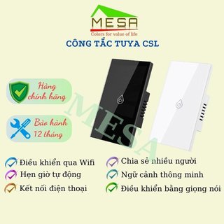 Công tắc cảm ứng thông minh tuya công suất lớn cho bình nóng lạnh, dùng app và wifi điều khiển từ xa qua điện thoại
