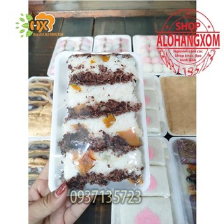 Bánh gạo hàn quốc mix bí đỏ, đậu đỏ xay nhuyễn mềm dẻo